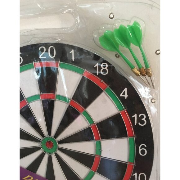 New Adult Dart Board with 6 Darts & Dry Erase Board Great Gift!! - Picture 5 of 5